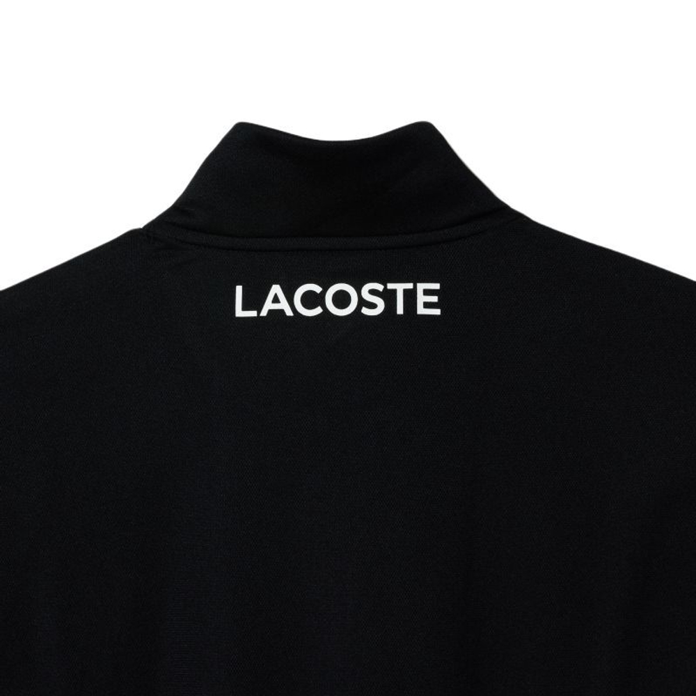 Мужская теннисная кофта Lacoste Tennis Zipped Ripstop Tennis Sweatshirt - черный