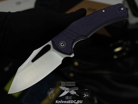 Нож складной CIVIVI BullTusk C23017-3 сталь клинка Sandvik 14C28N, рукоять Micarta