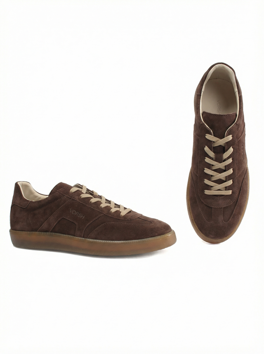 Женские коричневые кеды