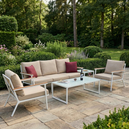 Лаунж зона Ideal Patio ФЕСТА бежевая с трехместным диваном