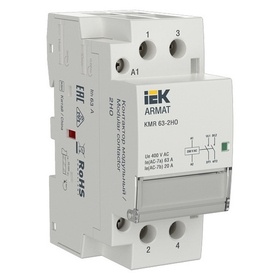 IEK ARMAT Контактор модульный KMR 63А 230В AC 2НО арт. AR-KMR10-063-20-230