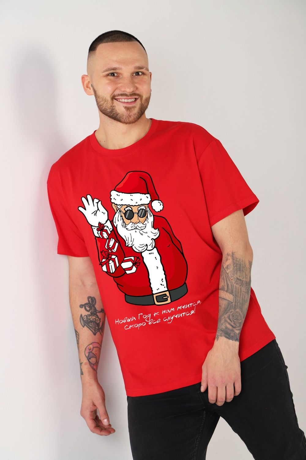 Фуфайка (футболка) мужская Карнавал-4 Виотекс КРАСНЫЙ