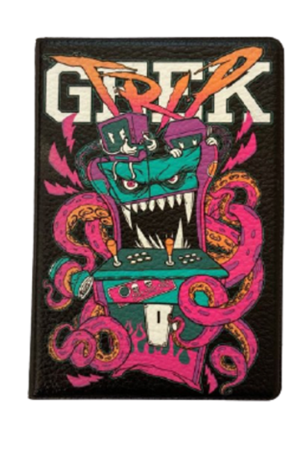 Фирменная обложка на паспорт Аркадный Монстр