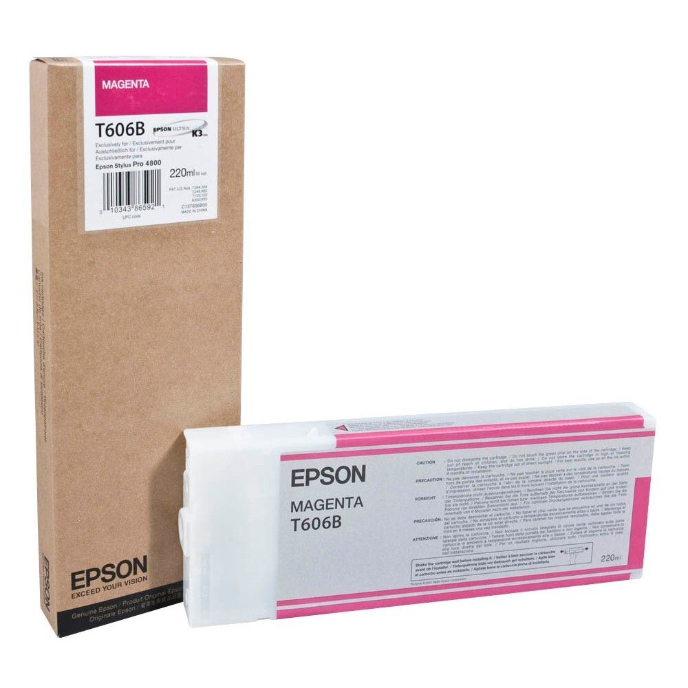 Картридж EPSON T606B (C13T606B00) для Stylus Pro 4800 пурпурный (220 мл.)