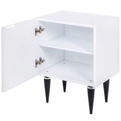 Тумба прикроватная Тропик Классика Айс Найт Сильвер левая