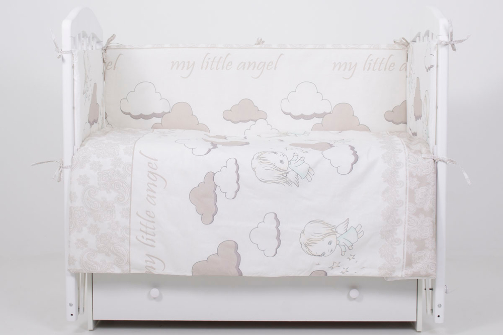 609 Комплект "Амурчики" (6 предметов) 609/2 мятный, бязь