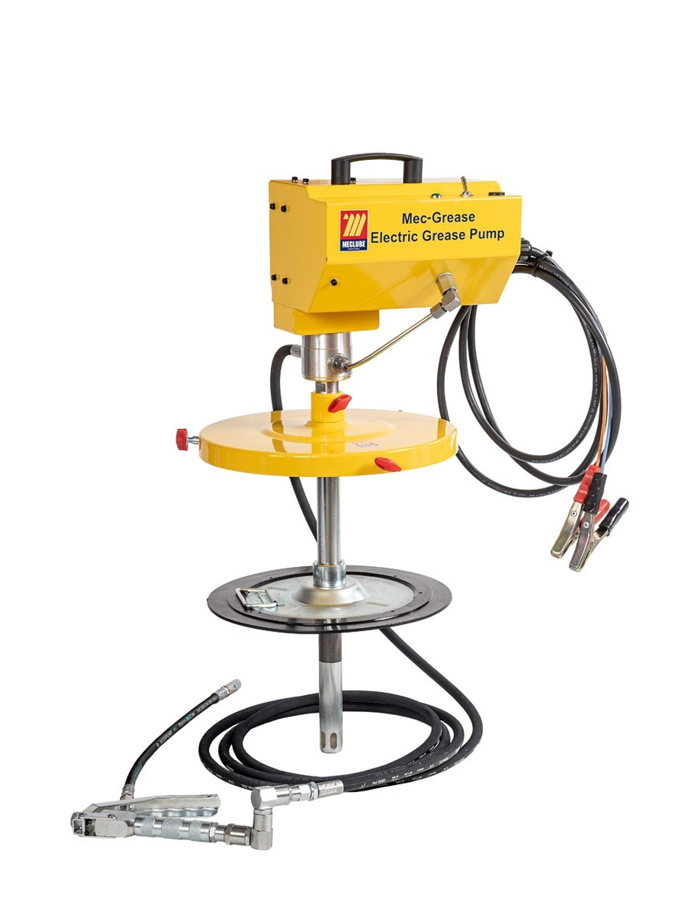 Электрический солидолонагнетатель 24В для бочек 18-30 кг