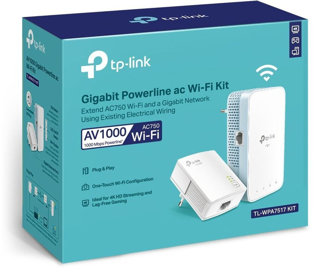 Сетевой адаптер Powerline TP-LINK TL-WPA7517 KIT