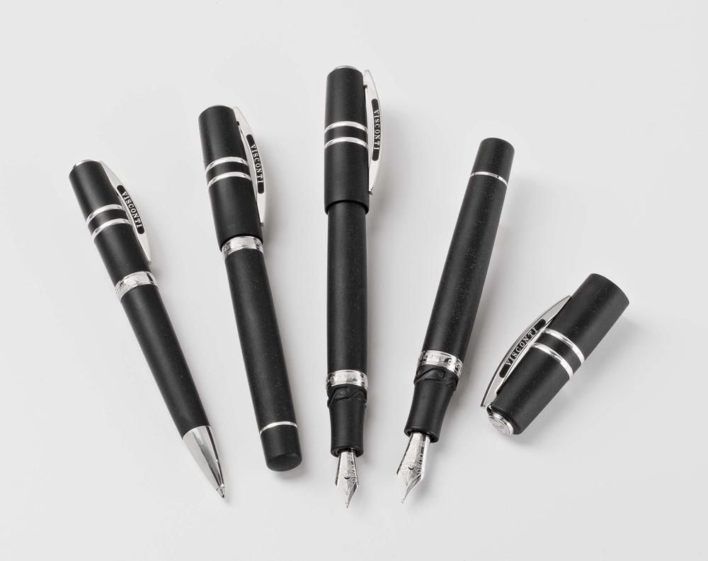 Перьевая ручка Visconti Homo Sapiens ср разм лава отд сталь перо F пал (Vs-589-99F)