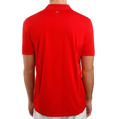 Мужское теннисное поло HEAD Club Tech Polo Men - Red, White