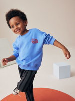 Толстовка и спортивные брюки в комплекте для мальчика Next B02-556, Синий, Темно-серый