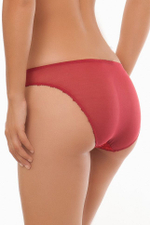 Трусы-слипы Elise с изысканной вышивкой (Размер: 44) (Цвет: синий)