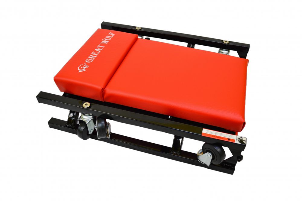 Great Wolf (GWC-3) Лежак раскладной низкопрофильный красный