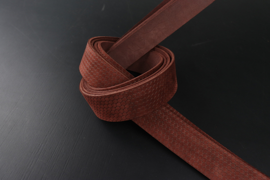 Ременная заготовка Шелк Бордо + Плита Дракон