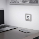 Рамка на 1 пост Elite (дымчатый, стекло)