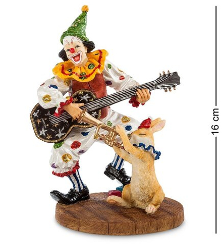 Veronese WS-676 Статуэтка «Клоун с гитарой»