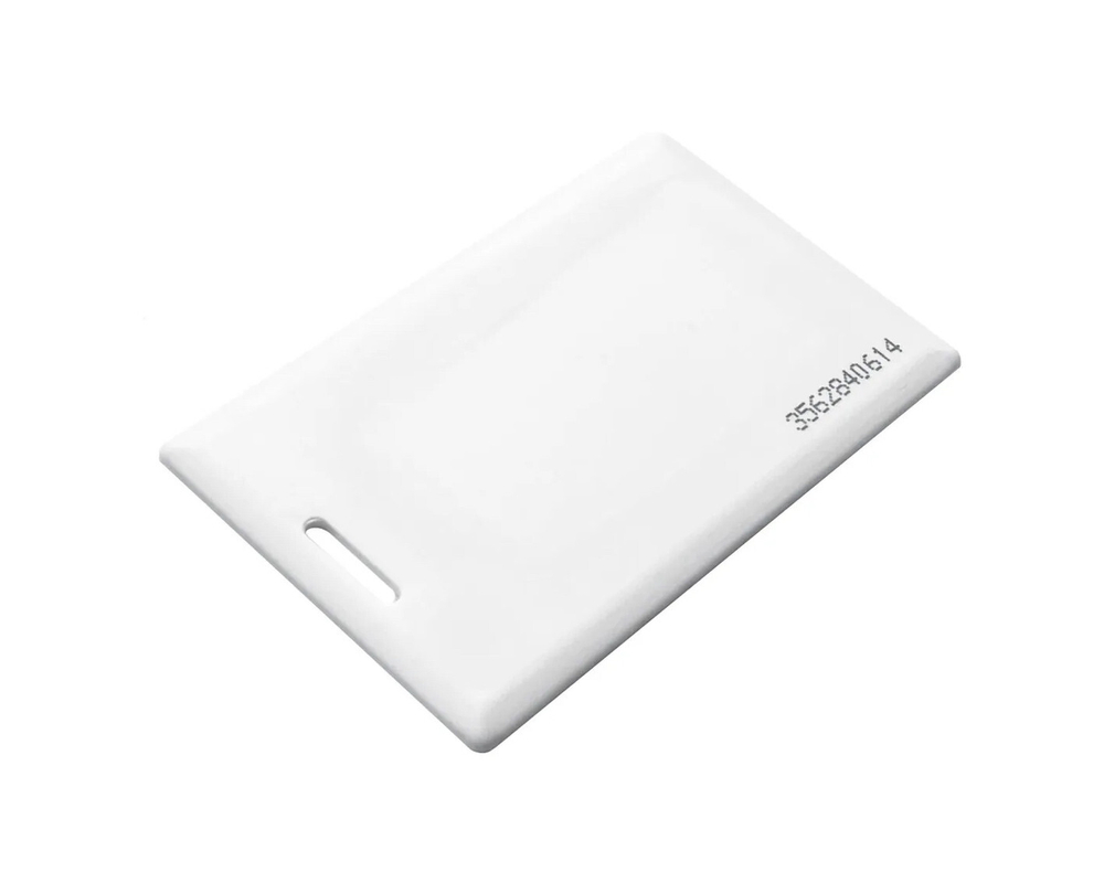 Бесконтактная толстая карта доступа MIFARE 1K CLAMSHELL (с номером)