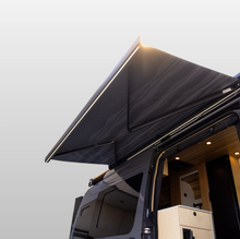 Маркиза безопорная 4,5м MobileComfort EAGLE M450BD, настенная, механическая, чёрная