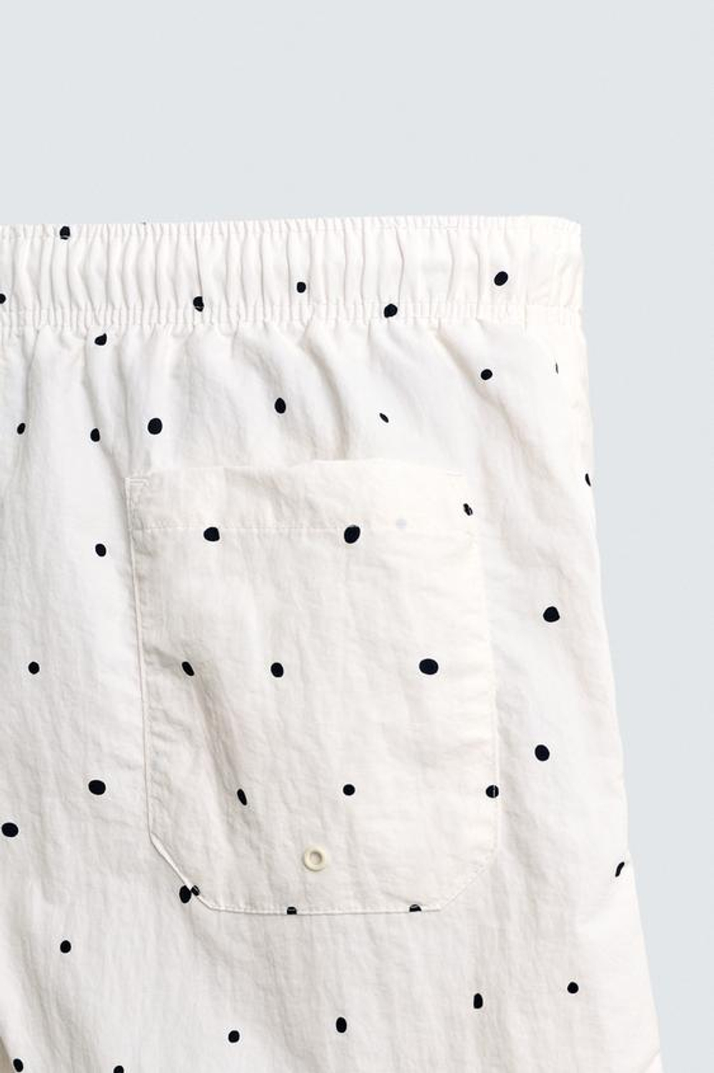 ZARA ПЛАВКИ В ГОРОШЕК, ЭКРЮ