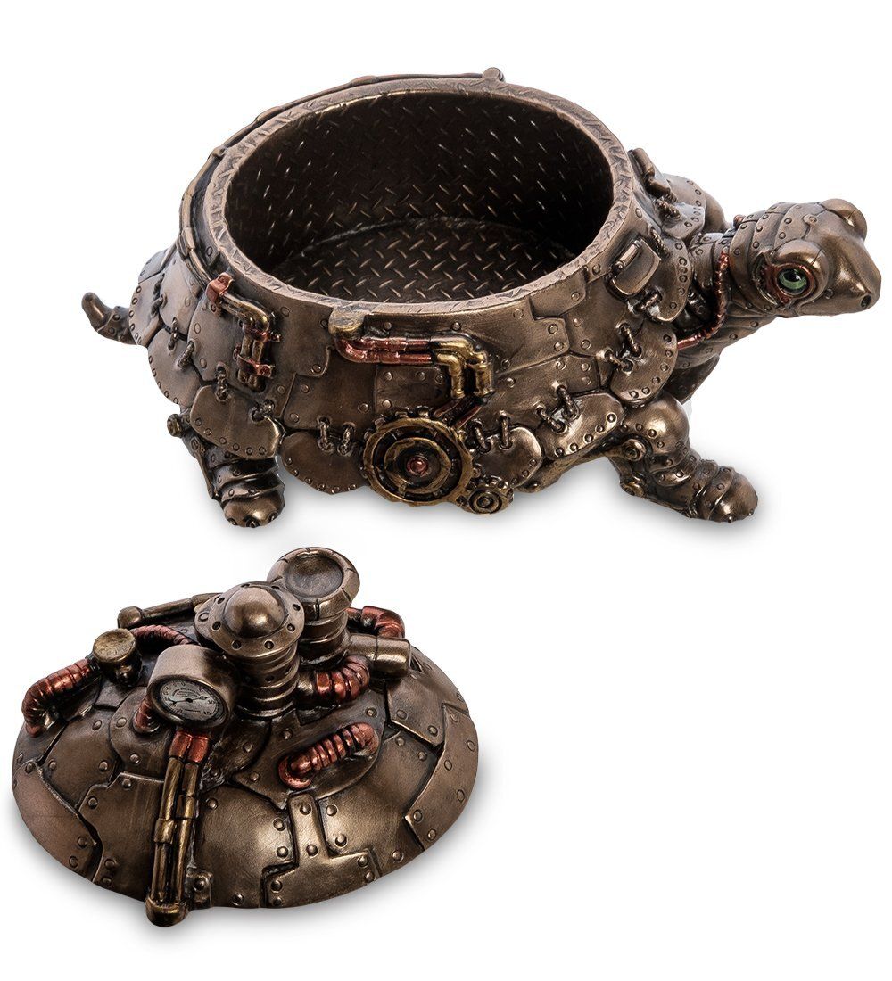Veronese WS-1061 Статуэтка-шкатулка в стиле Стимпанк «Черепаха»