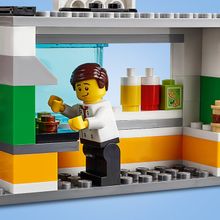 Пожар в бургер-кафе City Fire LEGO 60214