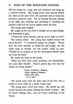 The song of the blood-red flower | Johannes Linnankoski