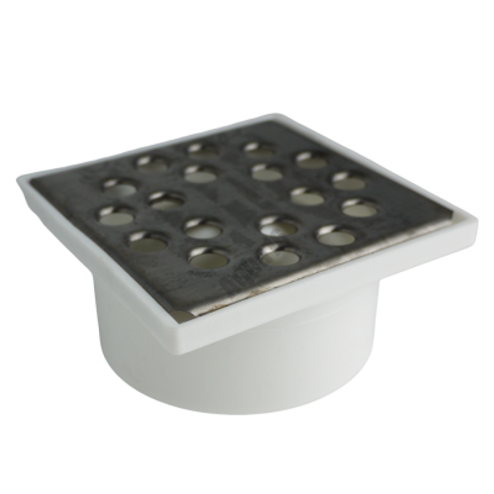 ПП Трап универсальный с верт. спуском (110,50) мет. решетка 125х125