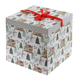 GAEM Коробка подарочная (бумага, плотность 350г/м2), L30 W30 H31 см