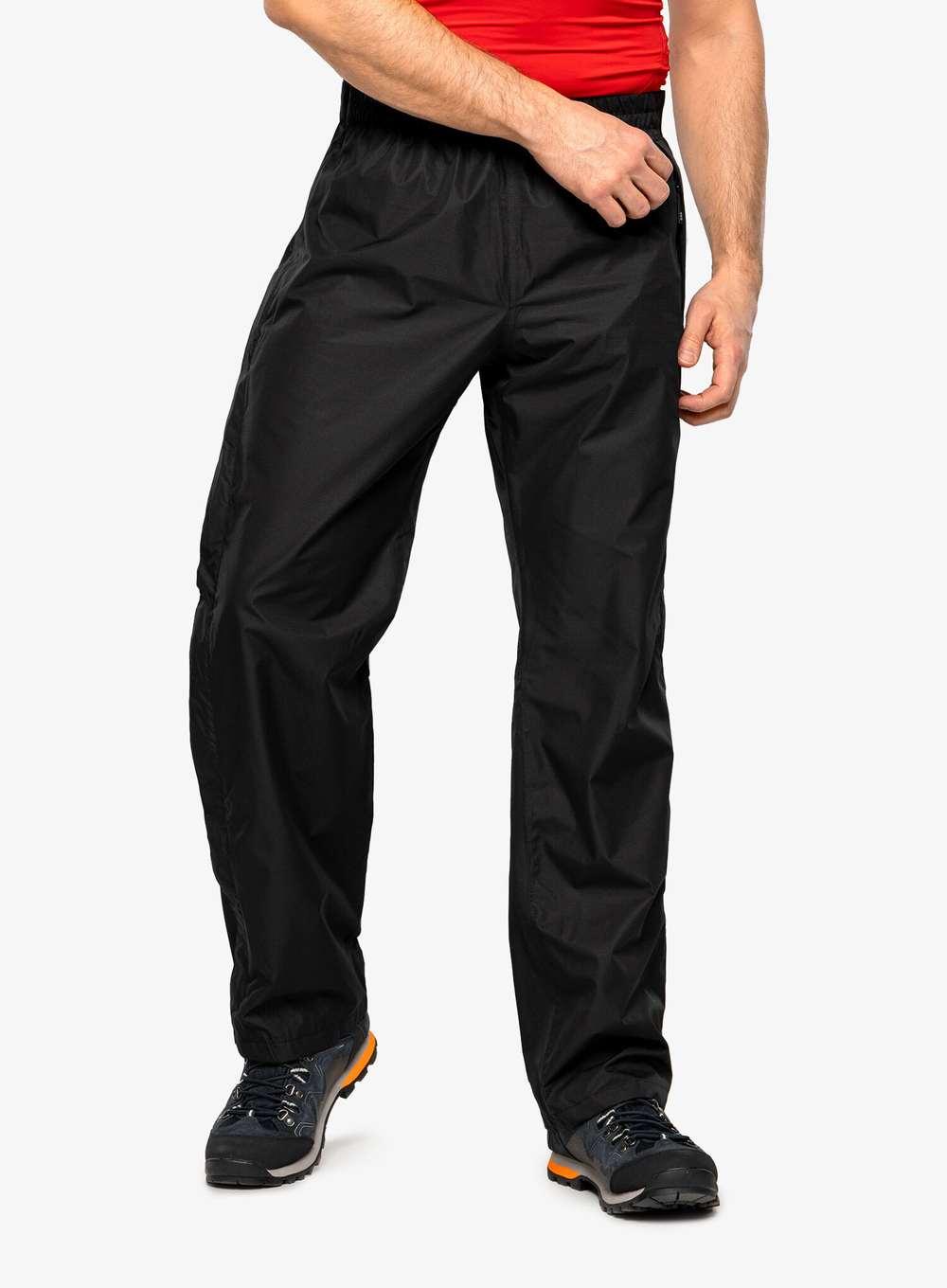 Брюки мужские CMP Men's packable waterproof trousers with mesh, артикул 30X9337, цвет Black (U901)
