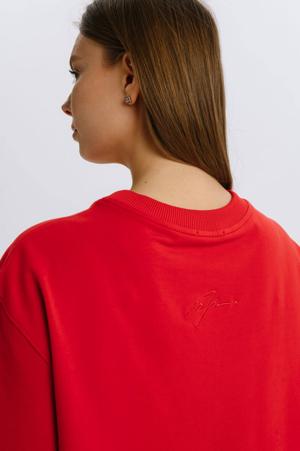 Футболка Mazzika Unisex Oversize OneSize, цвет красный