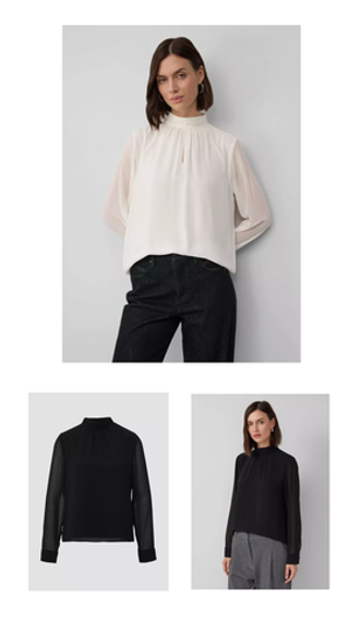 Шифоновая блузка Black Label