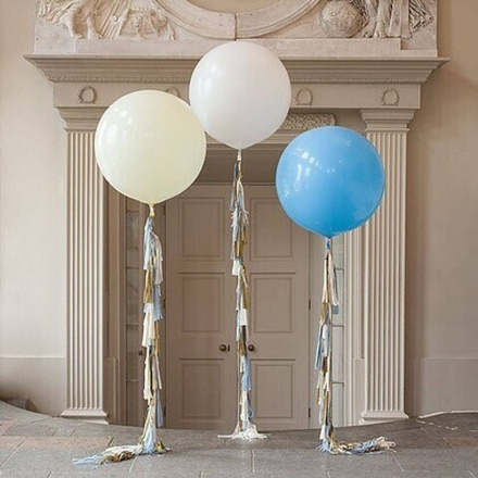 Baby boy blue set (3 шара) +tassel