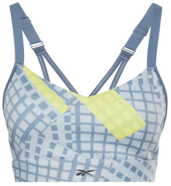 Теннисный бюстгальтер Reebok SR Lux Strappy Bra W - Gray