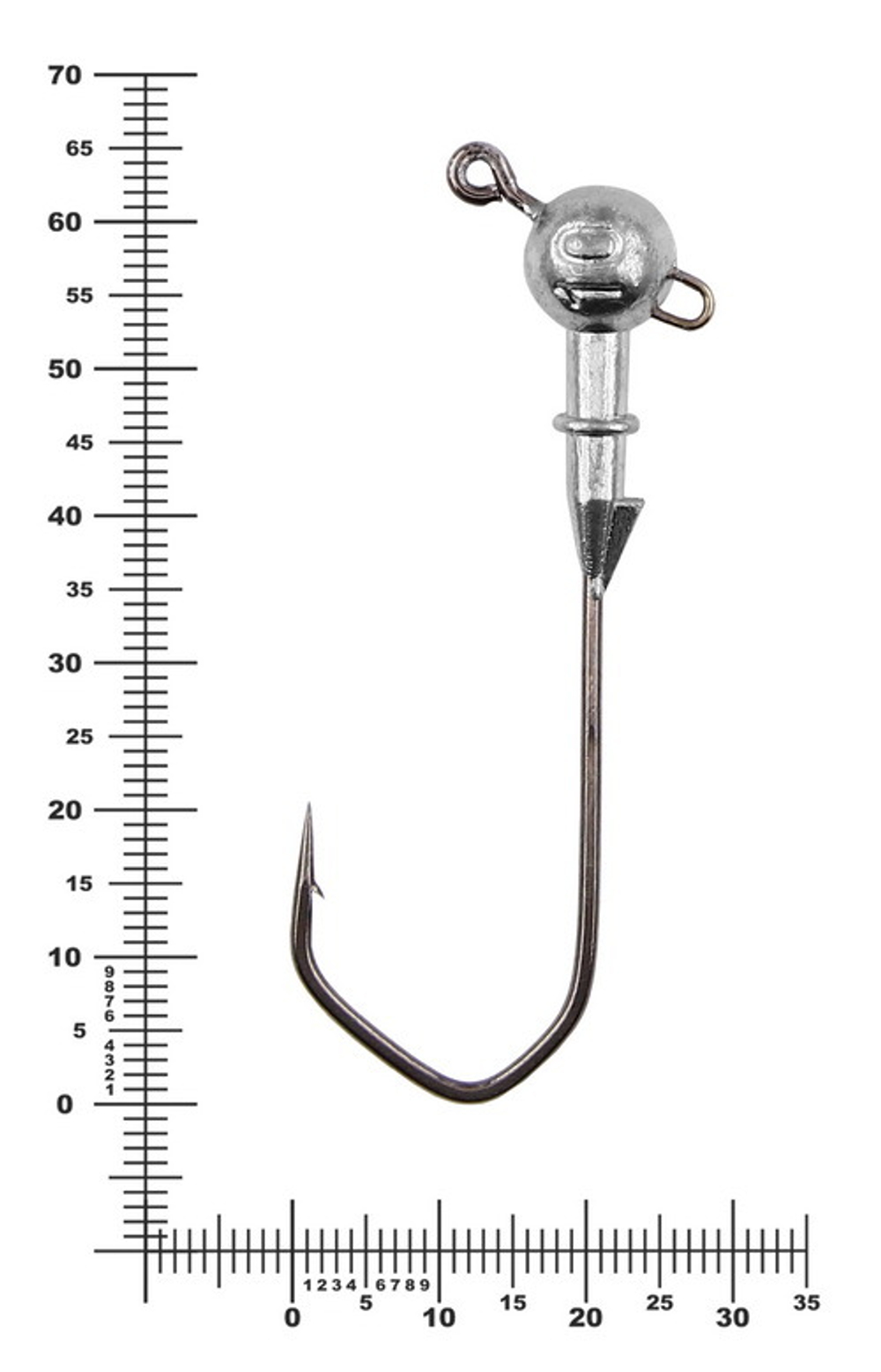 Джиг некрашеный Stinger Eye Jig, крючок Vido Craft VD-079 5/0 (3шт/уп)