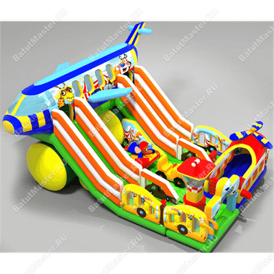 Коммерческий надувной батут "Аэропорт 3"