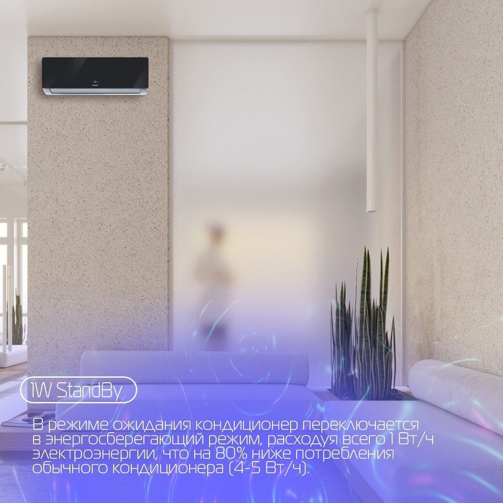 Сплит-система инверторного типа Lessar Ego Full DC Inverter + Wi-Fi модуль