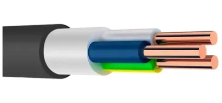 Провод силовой ВВГнг(А)-LS 3х1,5 кв. мм., круглый, ГОСТ 100м.