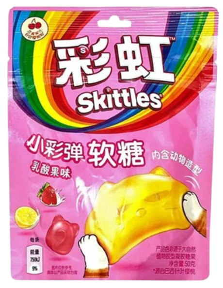 Мармелад Skittles со вкусом фруктов с молоком