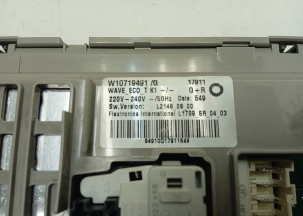 ITWA51051G кт131 Электронный модуль для стиральной машины с вертикальной загрузкой Indesit W10719491 б/у