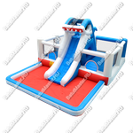 Коммерческий надувной батут "Море счастья" 6,3*4,8*3 м