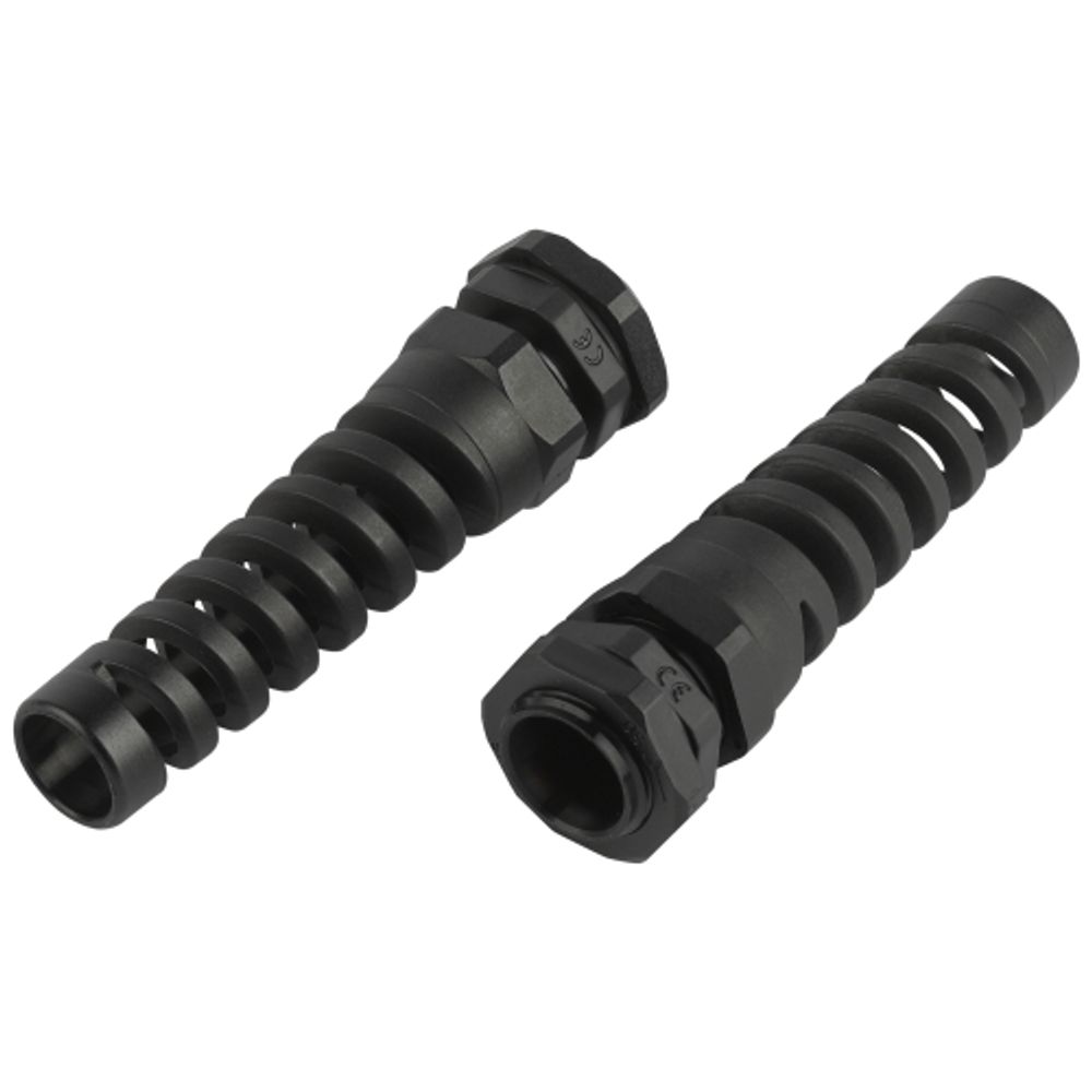 Кабельный ввод сальник ЭРА NO-224-253 с гибким отводом PGR 16 (d отв.22.5 мм/d провод.10-14 мм) IP54 (упаковка 5 штук) | Кабельные вводы (сальники)