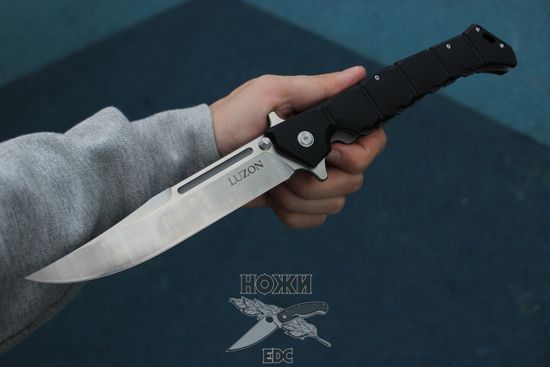 Складной нож Cold Steel 20NQX Luzon Large c клинком из стали 8Cr13MoV, рукоять GRN