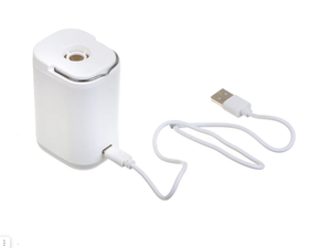 Насос портативный Ермак , 5 насадок, фонарик, пауэрбанк, 2400мАч