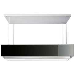 Вытяжка Falmec Levante 120 Чёрное стекло+рамка из стали