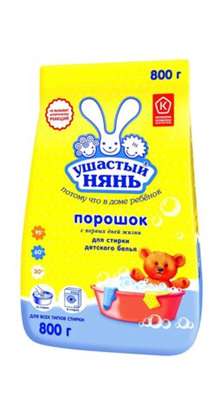 Ушастый Нянь стиральный порошок детский 800 гр.