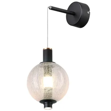 Бра 9W 4000K 4315-1W черный Kolbe Favourite