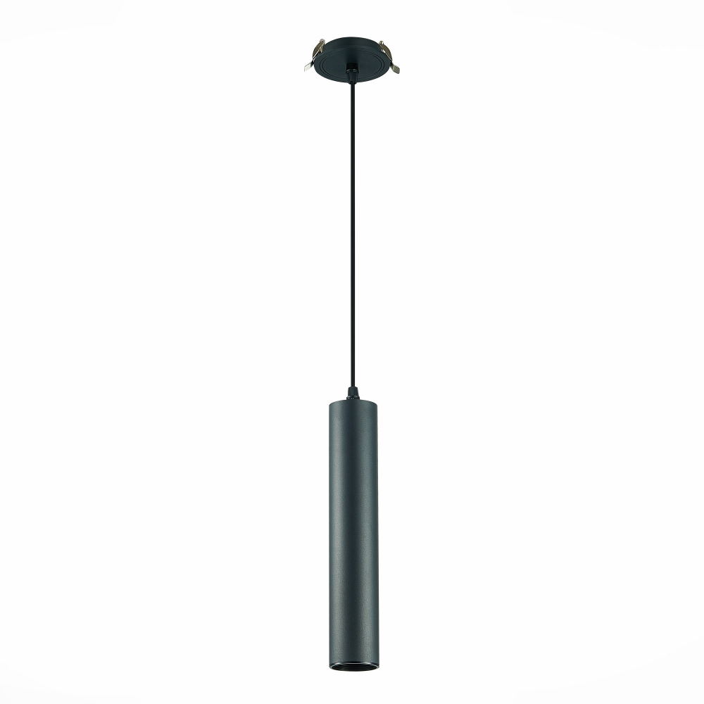 ST151.408.01 Встраиваемый подвесной светильник Черный GU10 1*50W  IP20 D54xH290 220V Без ламп Подвесные светильники