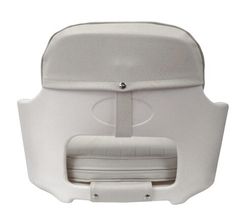 Кресло YACHTSMAN мягкое, съемные подушки, материал белый винил (1060410C)