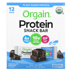 Orgain, Protein Snack Bar, шоколадный брауни, 12 батончиков по 40 г (1,41 унции)