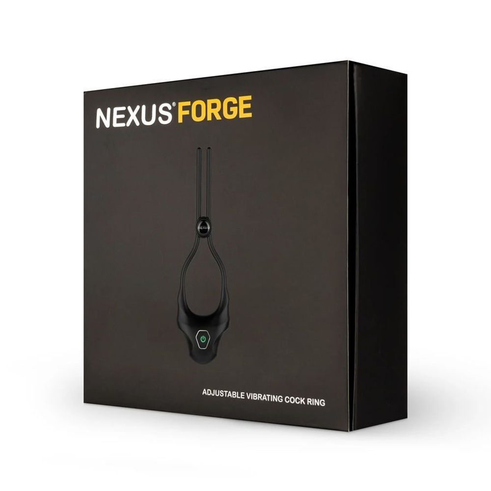 Эрекционное лассо Nexus Forge – регулируемое, 6 виброрежимов